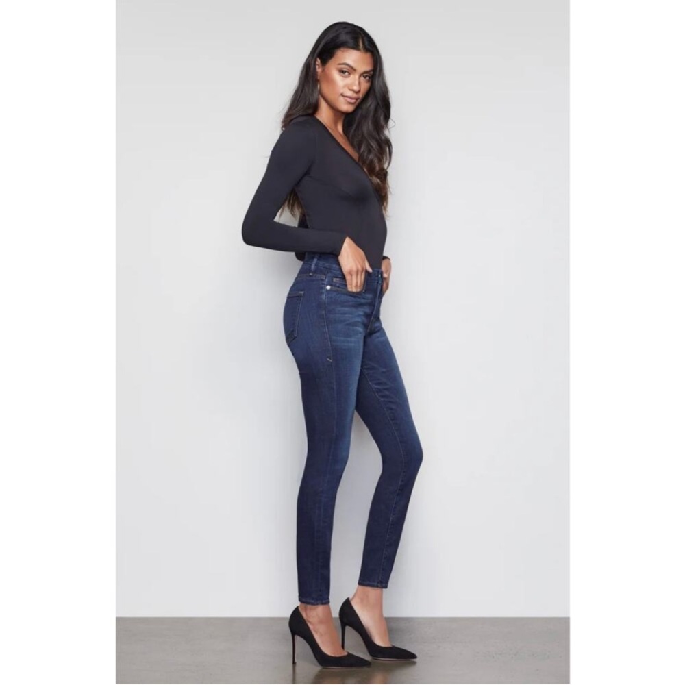 Good American Jeans Womens Blue Good Legs Style Gagl103 View 2